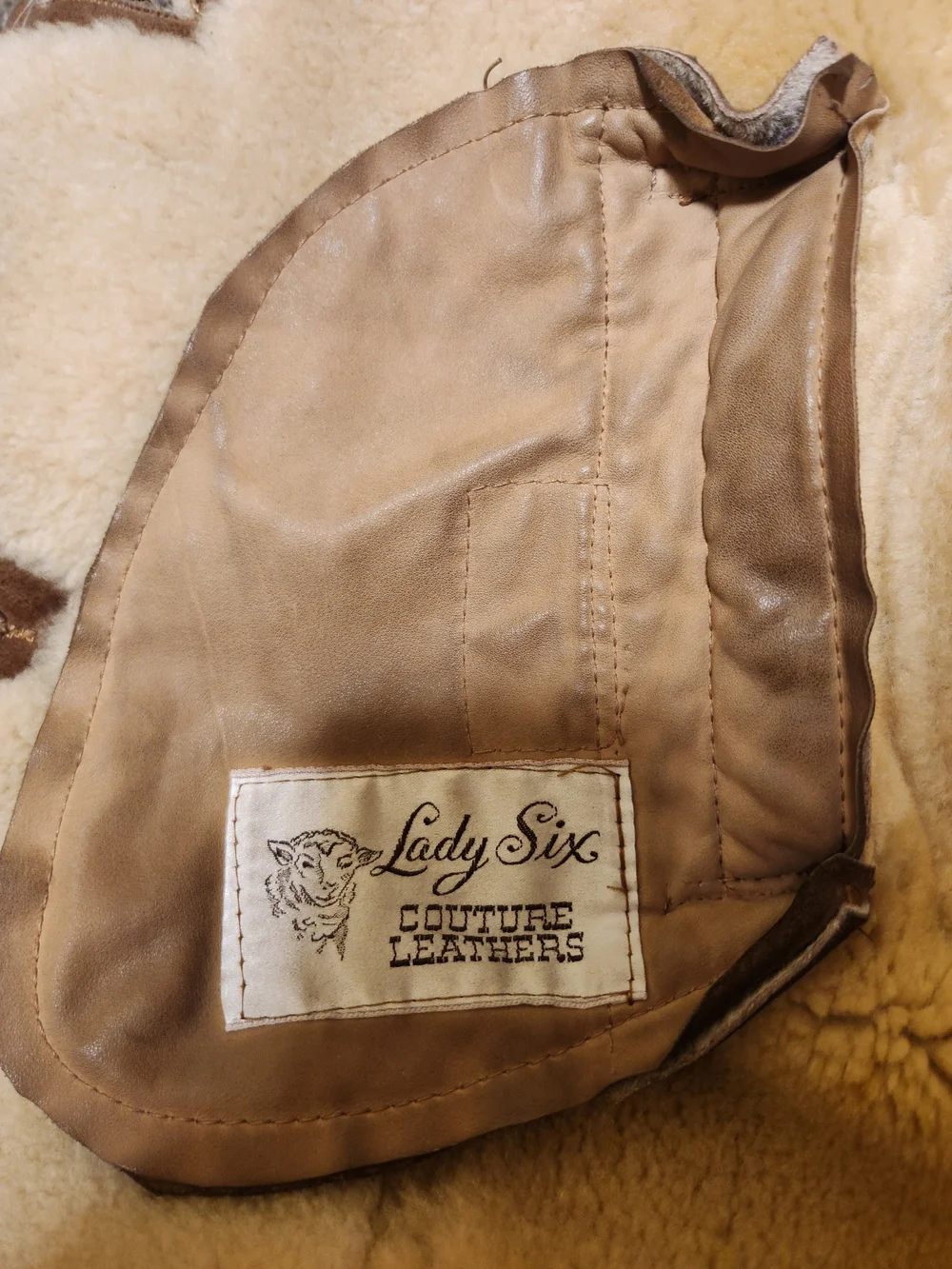 Long Classic Shearling Coat - Picture 6 of 8